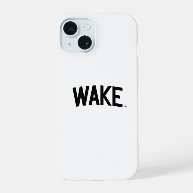 Coque iPhone 15 Université Wake Forest | Arche de réveil (Verso)