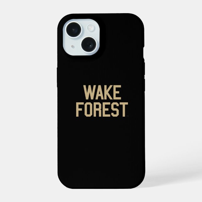 Coque iPhone 15 Université Wake Forest | Wake Forest (Verso)