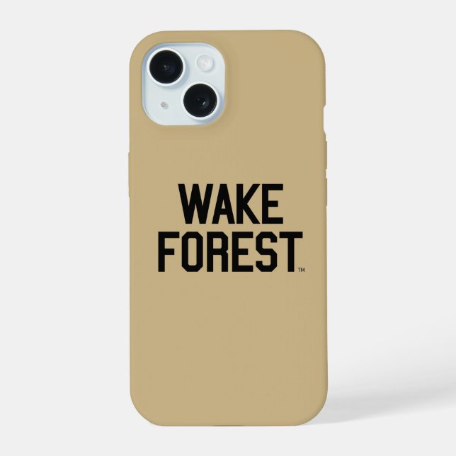Coque iPhone 15 Université Wake Forest | Wake Forest (Verso)