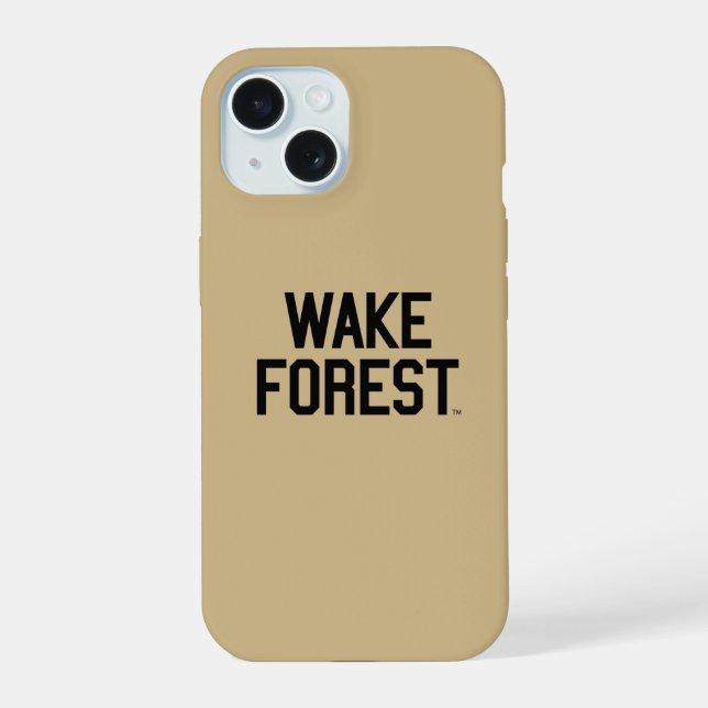 Coque iPhone 15 Université Wake Forest | Wake Forest (Verso)