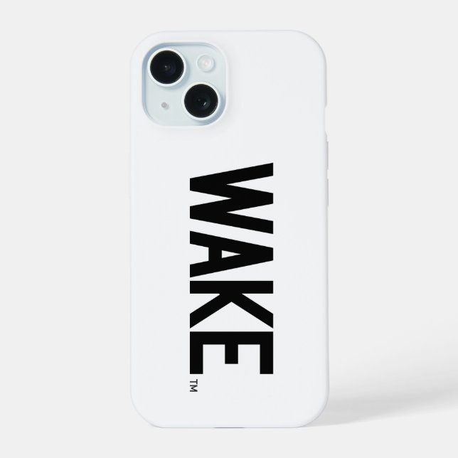 Coque iPhone 15 Université Wake Forest | Wake Wordmark (Verso)