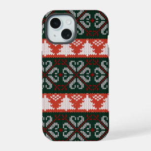Coque iPhone 15 Vacances festives moches de Noël