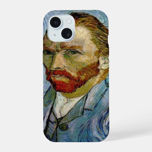 Coque iPhone 15 Van Gogh Autoportrait (Verso)