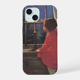 Coque iPhone 15 Veille de Noël vintage par Jessie Willcox Smith