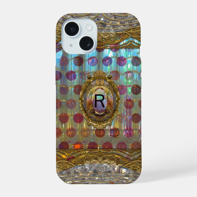 Coque iPhone 15 Veraspolka baroque (Verso)