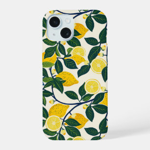 Coque iPhone 15 Verger de Citrons Vibrant