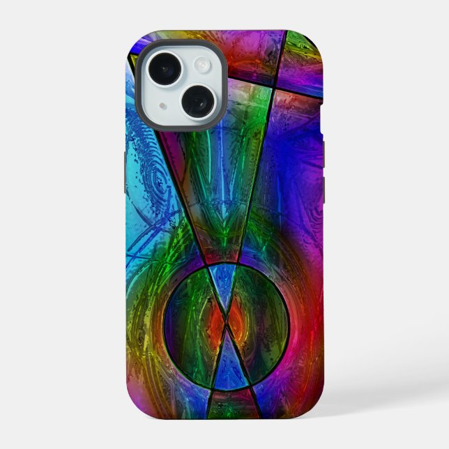 Coque iPhone 15 Verre tendu 1 (Verso)