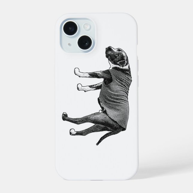 Coque iPhone 15 Veste de téléphone, Calm Guard (Verso)