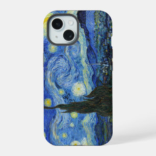 Coque iPhone 15 vincent van gogh nuit étoilée