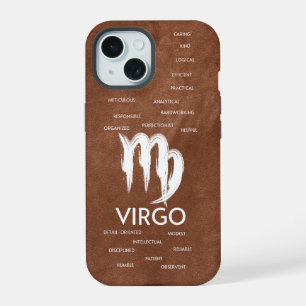 Coque iPhone 15 Virgo Zodiac Horoscope Traits Les gars