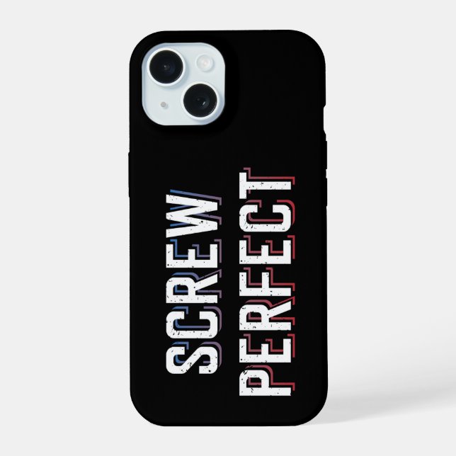 Coque iPhone 15 Vis parfait (Verso)