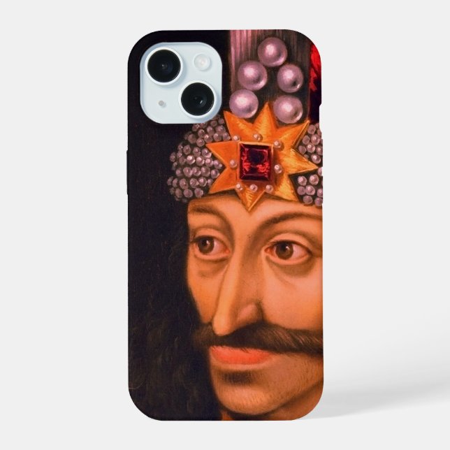 Coque iPhone 15 Vlad l'Empaleur - Dracula (Verso)
