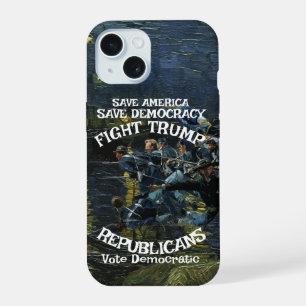 Coque iPhone 15 Vot Politique Patriotique Trump Parti Républicain