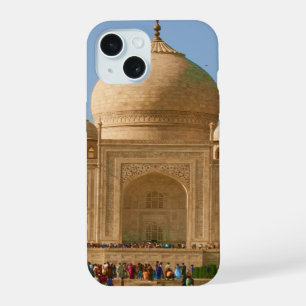 Coque iPhone 15 vue avant du taj mahal