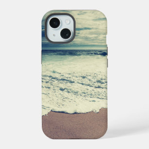 Coque iPhone 15 Vue de mer avec vagues hautes