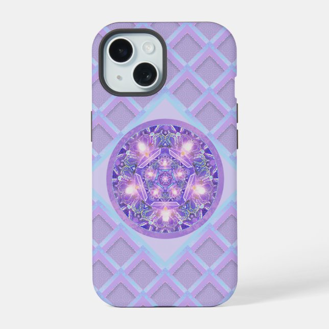 Coque iPhone 15 W1 Violet (Verso)