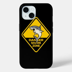 Coque iPhone 15 Zone requin danger