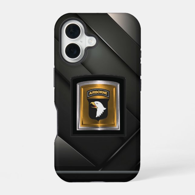 Coque iPhone 16 101e division aéroportée  (Verso)