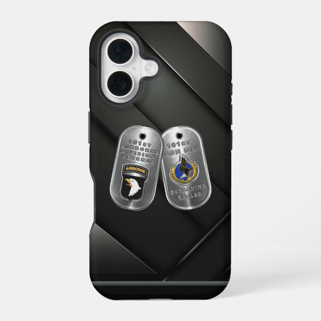 Coque iPhone 16 101e division aéroportée  (Verso)