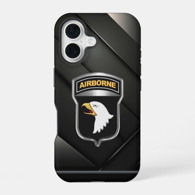 Coque iPhone 16 101e division aéroportée  (Verso)