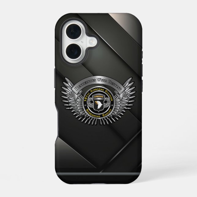 Coque iPhone 16 101e division aéroportée  (Verso)