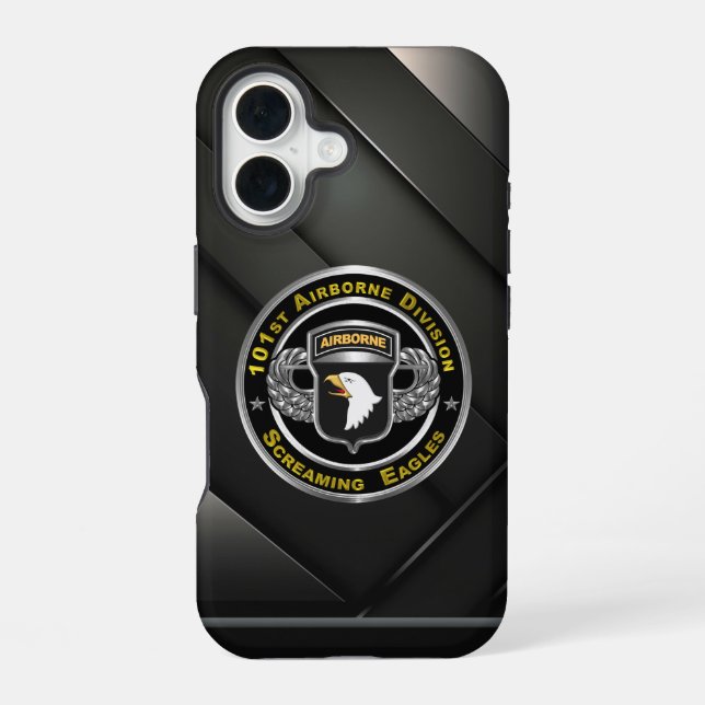 Coque iPhone 16 101e division aéroportée  (Verso)