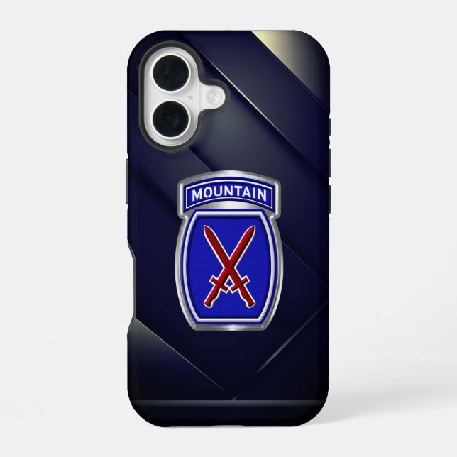 Coque iPhone 16 10e division de montagne  (Verso)