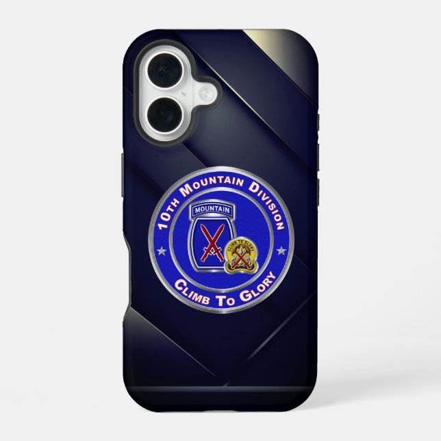 Coque iPhone 16 10e division de montagne  (Verso)