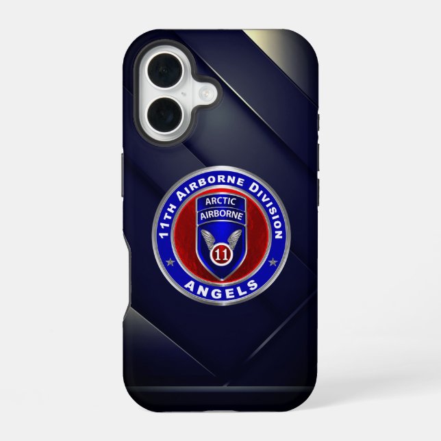Coque iPhone 16 11e division aéroportée  (Verso)