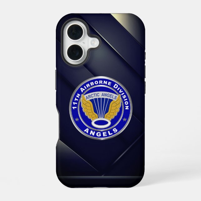 Coque iPhone 16 11e division aéroportée  (Verso)