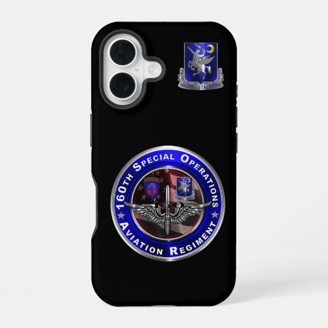 Coque iPhone 16 160th Special Operations Aviation Regiment SOAR (Verso)