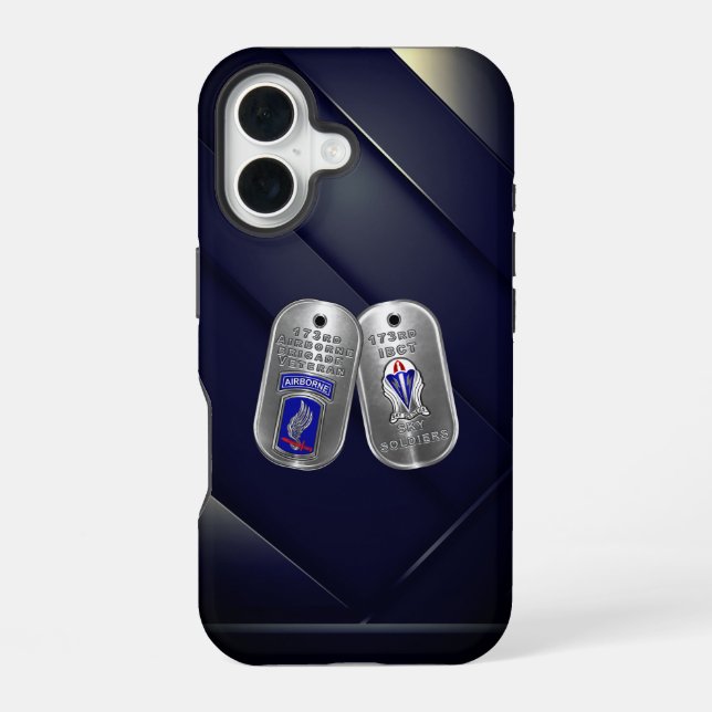 Coque iPhone 16 173e brigade aéroportée  (Verso)