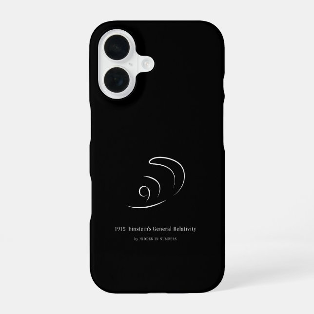 Coque iPhone 16 1915 La relativité générale d'Einstein  (Verso)