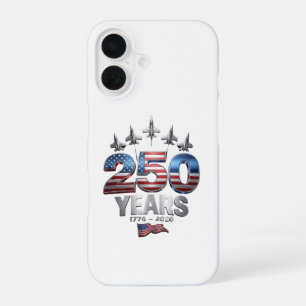 Coque iPhone 16 250 Ans Américain 1776 2026 250ème USA Patriotique