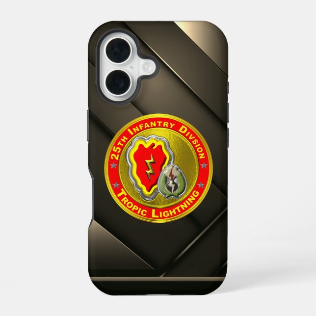 Coque iPhone 16 25e division d'infanterie  (Verso)