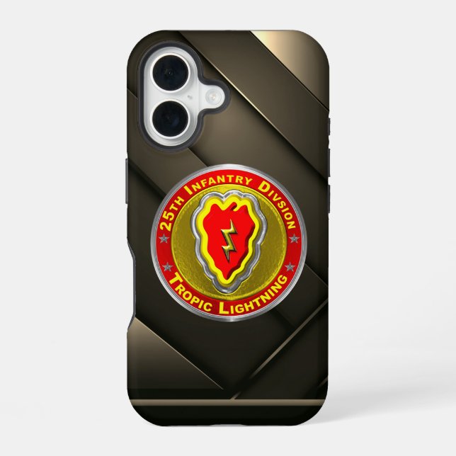 Coque iPhone 16 25e division d'infanterie  (Verso)