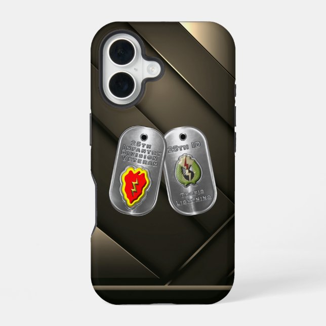 Coque iPhone 16 25e division d'infanterie  (Verso)