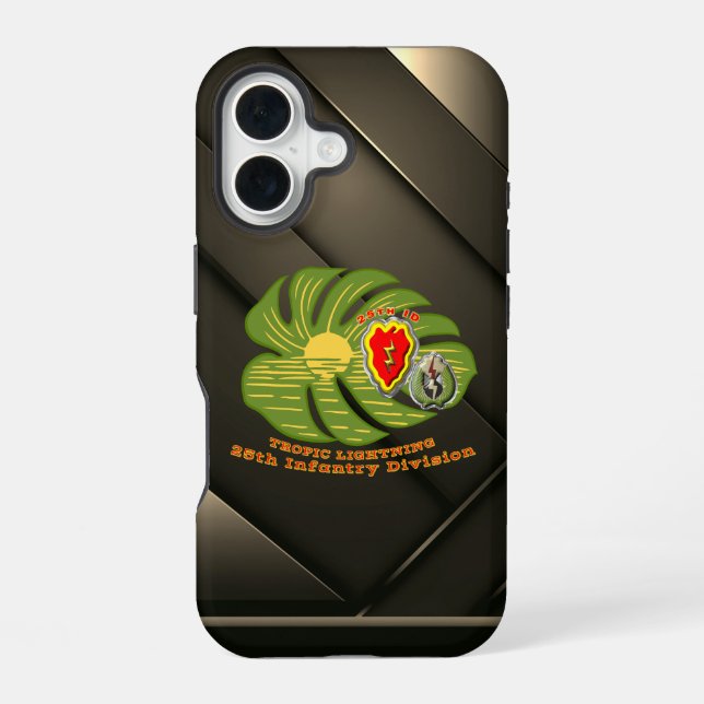Coque iPhone 16 25e division d'infanterie  (Verso)