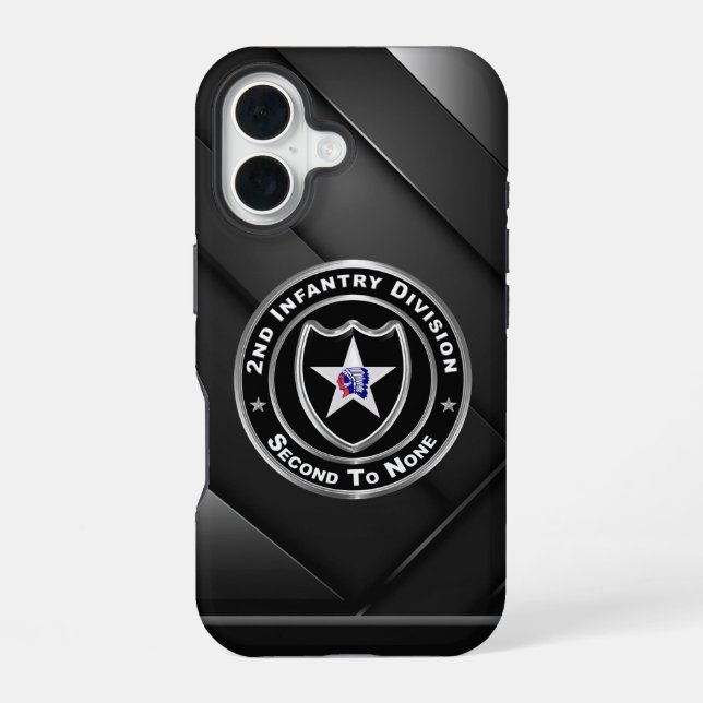 Coque iPhone 16 2e division d'infanterie  (Verso)