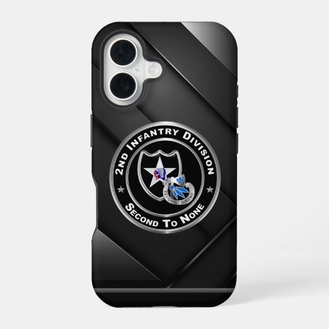 Coque iPhone 16 2e division d'infanterie  (Verso)