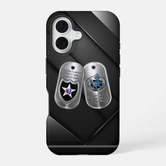 Coque iPhone 16 2e division d'infanterie (Verso)