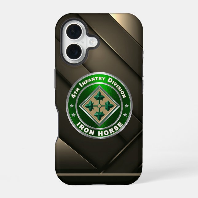 Coque iPhone 16 4e division d'infanterie  (Verso)