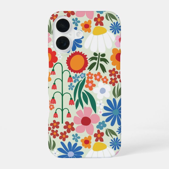 Coque iPhone 16 60s Été rétro (Verso)