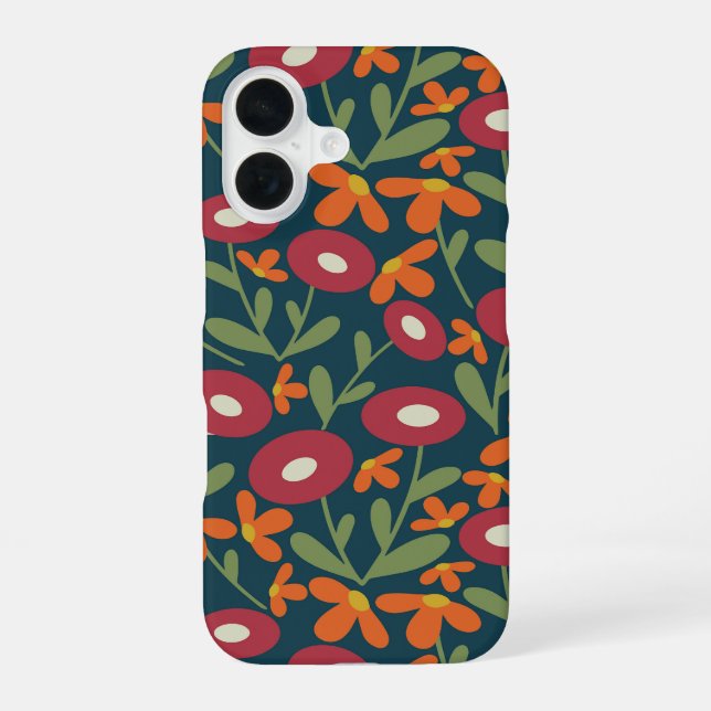 Coque iPhone 16 60s Été rétro (Verso)