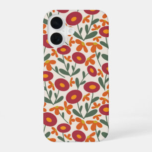 Coque iPhone 16 60s Retro Summer White