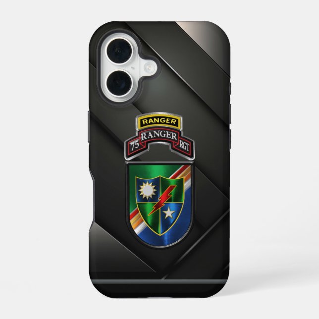 Coque iPhone 16 75e régiment de rangers  (Verso)