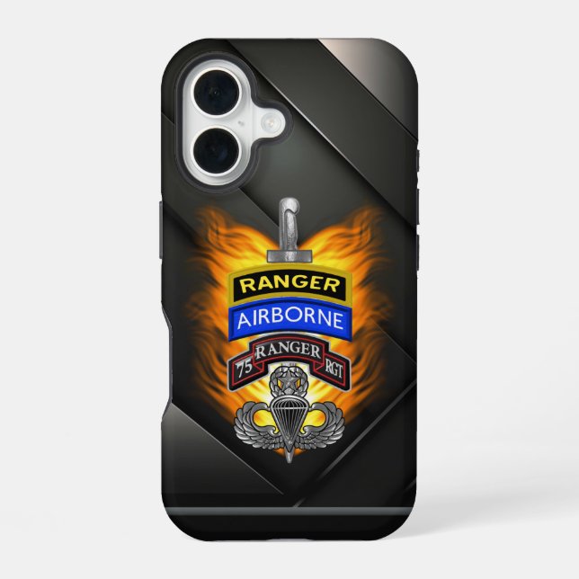 Coque iPhone 16 75e Régiment de Rangers  (Verso)