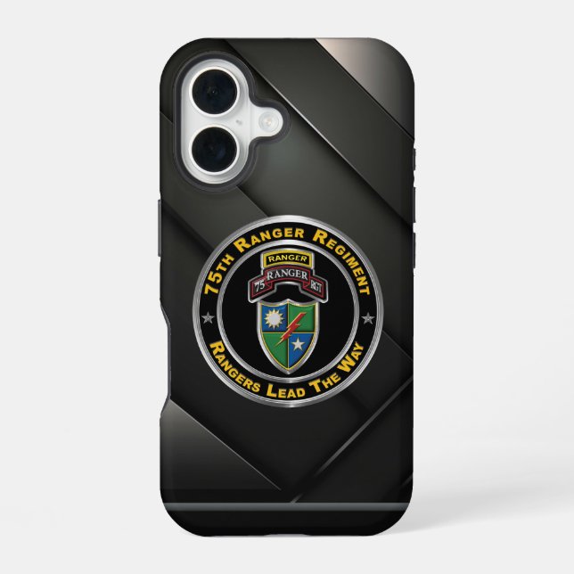 Coque iPhone 16 75e Régiment de Rangers  (Verso)