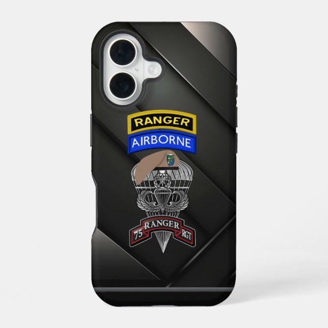 Coque iPhone 16 75e Régiment de Rangers  (Verso)