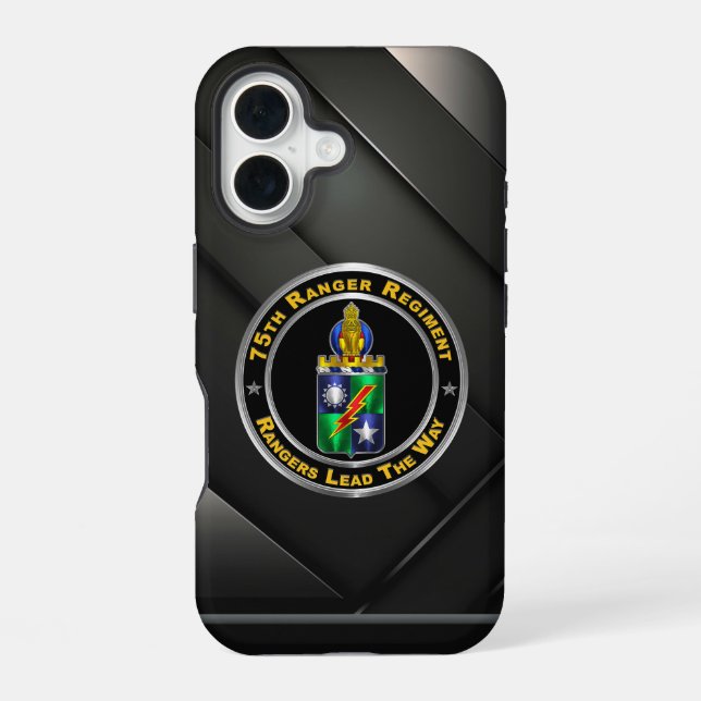 Coque iPhone 16 75e Régiment de Rangers  (Verso)